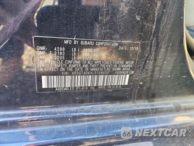 Zdjęcie 13 z 13 samochodu: 2020 SUBARU IMPREZA PREMIUM VIN:4S3GTAD6XL3709502 - miniatura