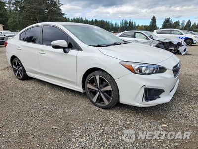 Czwarte zdjęcie samochodu z boku: 2019 SUBARU IMPREZA SPORT VIN:4S3GKAJ61K3609925 - miniatura