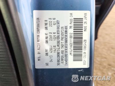 Zdjęcie 12 z 12 samochodu: 2014 MAZDA 6 TOURING VIN:JM1GJ1V62E1118812 - miniatura