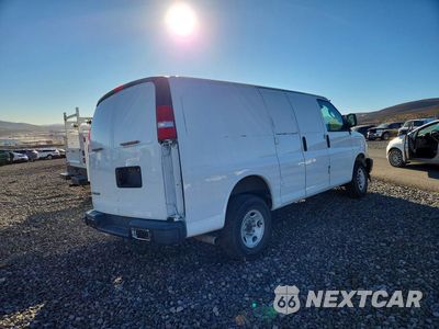 Trzecie zdjęcie samochodu z tyłu: 2020 CHEVROLET EXPRESS G2500 VIN:1GCWGAFP1L1244237 - miniatura