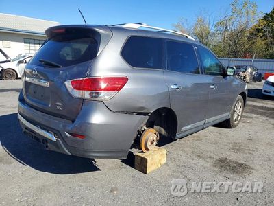 Trzecie zdjęcie samochodu z tyłu: 2015 NISSAN PATHFINDER SL VIN:5N1AR2MM9FC609271 - miniatura