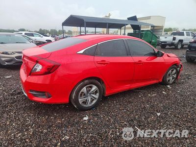 Trzecie zdjęcie samochodu z tyłu: 2020 HONDA CIVIC LX VIN:2HGFC2F60LH527286 - miniatura
