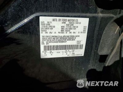 Zdjęcie 13 z 13 samochodu: 2015 FORD EDGE TITANIUM VIN:2FMPK3K89FBB88937 - miniatura