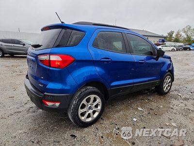Trzecie zdjęcie samochodu z tyłu: 2020 FORD ECOSPORT SE VIN:MAJ6S3GL1LC364023 - miniatura