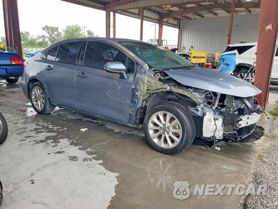 Czwarte zdjęcie samochodu z boku: 2021 TOYOTA COROLLA XLE VIN:5YFFPMAE3MP263070 - miniatura