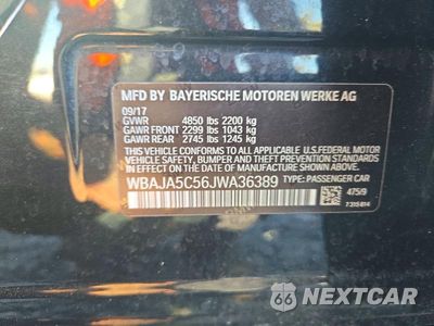 Zdjęcie 12 z 12 samochodu: 2018 BMW 530 I VIN:WBAJA5C56JWA36389 - miniatura