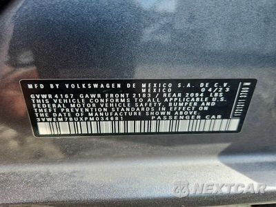 Zdjęcie 12 z 12 samochodu: 2023 VOLKSWAGEN JETTA SE VIN:3VWEM7BUXPM034681 - miniatura