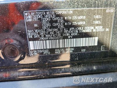 Zdjęcie 13 z 13 samochodu: 2022 TOYOTA RAV4 LIMITED VIN:JTMD6RFV8ND068702 - miniatura