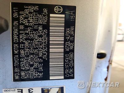 Zdjęcie 12 z 12 samochodu: 2012 SCION TC BASE VIN:JTKJF5C77C3029726 - miniatura