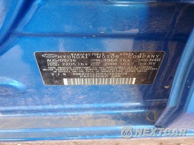 Zdjęcie 13 z 13 samochodu: 2017 HYUNDAI ELANTRA GT BASE VIN:KMHD35LH3HU365604 - miniatura