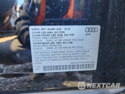 Zdjęcie 14 z 14 samochodu: 2016 AUDI Q3 PRESTIGE VIN:WA1GFCFS0GR010499 - miniatura