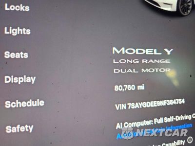 Zdjęcie 9 z 13 samochodu: 2022 TESLA MODEL Y VIN:7SAYGDEE9NF384754 - miniatura