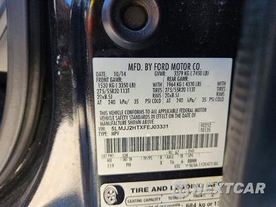 Zdjęcie 14 z 14 samochodu: 2015 LINCOLN NAVIGATOR VIN:5LMJJ2HTXFEJ03331 - miniatura