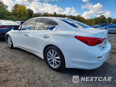 Drugie zdjęcie samochodu z przodu: 2014 INFINITI Q50 PREMIUM VIN:JN1BV7AR4EM704527 - miniatura