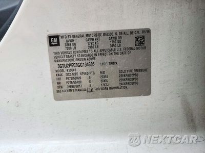 Zdjęcie 12 z 12 samochodu: 2016 GMC SIERRA K1500 DENALI VIN:3GTU2PEC8GG194306 - miniatura