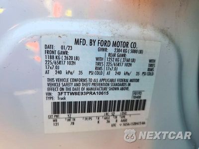 Zdjęcie 13 z 13 samochodu: 2023 FORD MAVERICK XL VIN:3FTTW8E93PRA10615 - miniatura