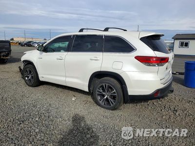 Drugie zdjęcie samochodu z przodu: 2018 TOYOTA HIGHLANDER HYBRID LE VIN:5TDBGRFH9JS037889 - miniatura