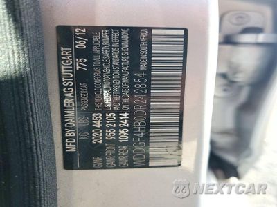 Zdjęcie 12 z 12 samochodu: 2013 MERCEDES-BENZ C 250 VIN:WDDGF4HB0DR242854 - miniatura