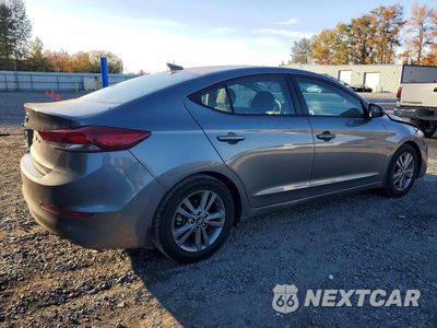 Trzecie zdjęcie samochodu z tyłu: 2018 HYUNDAI ELANTRA VALUE EDITION VIN:5NPD84LF1JH320885 - miniatura