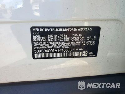 Zdjęcie 12 z 12 samochodu: 2021 BMW X5 SDRIVE 40I VIN:5UXCR4C09M9F46806 - miniatura