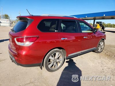 Trzecie zdjęcie samochodu z tyłu: 2016 NISSAN PATHFINDER PLATINUM VIN:5N1AR2MN2GC619585 - miniatura