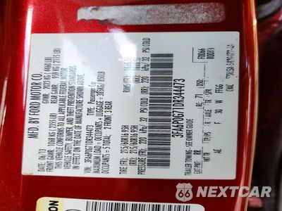 Zdjęcie 12 z 12 samochodu: 2013 FORD FUSION S VIN:3FA6P0G71DR344473 - miniatura