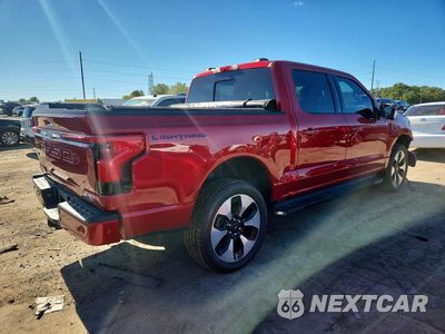 Trzecie zdjęcie samochodu z tyłu: 2022 FORD F150 LIGHTNING PRO VIN:1FT6W1EV5NWG13240 - miniatura