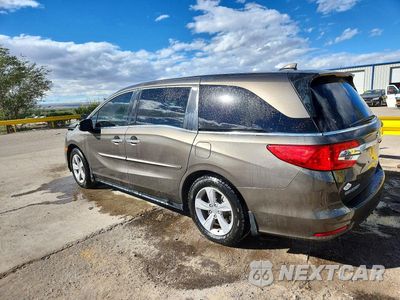 Drugie zdjęcie samochodu z przodu: 2019 HONDA ODYSSEY EXL VIN:5FNRL6H72KB110605 - miniatura