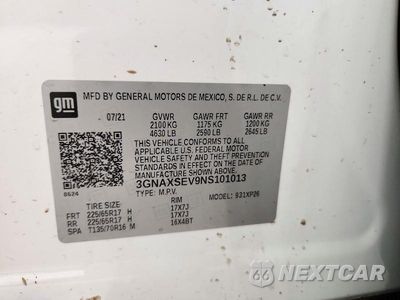 Zdjęcie 13 z 13 samochodu: 2022 CHEVROLET EQUINOX LS VIN:3GNAXSEV9NS101013 - miniatura