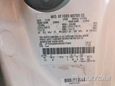 Zdjęcie 12 z 12 samochodu: 2010 FORD F250 SUPER DUTY VIN:1FTSX2BR3AEB17393 - miniatura