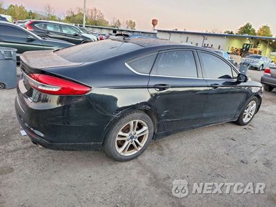 Trzecie zdjęcie samochodu z tyłu: 2018 FORD FUSION SE VIN:3FA6P0HD9JR255136 - miniatura