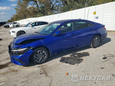 2024 HYUNDAI ELANTRA BLUE KMHLM4DJ3RU109582 - główne zdjęcie licytacji z USA - miniatura