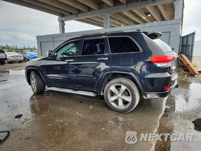 Drugie zdjęcie samochodu z przodu: 2014 JEEP GRAND CHEROKEE OVERLAND VIN:1C4RJECT9EC256019 - miniatura