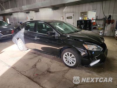 Czwarte zdjęcie samochodu z boku: 2019 NISSAN SENTRA SV VIN:3N1AB7AP2KL625687 - miniatura