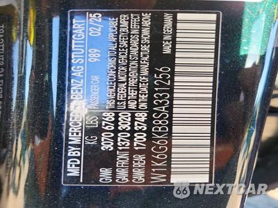 Zdjęcie 12 z 12 samochodu: 2025 MERCEDES-BENZ S S580E 4MATIC VIN:W1K6G6KB8SA331256 - miniatura
