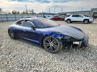 Czwarte zdjęcie samochodu z boku: 2021 PORSCHE TAYCAN VIN:WP0AA2Y17MSA18938 - miniatura