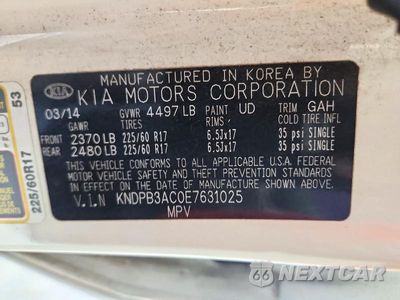 Zdjęcie 13 z 13 samochodu: 2014 KIA SPORTAGE LX VIN:KNDPB3AC0E7631025 - miniatura