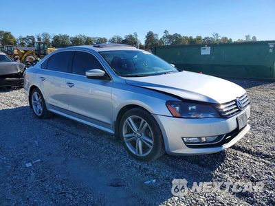 Czwarte zdjęcie samochodu z boku: 2014 VOLKSWAGEN PASSAT SEL VIN:1VWCN7A38EC055413 - miniatura