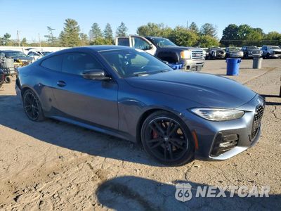 Czwarte zdjęcie samochodu z boku: 2021 BMW 430I VIN:WBA53AP0XMCG02840 - miniatura