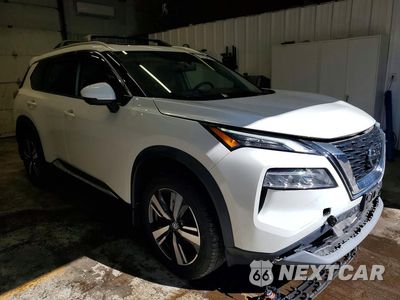 Czwarte zdjęcie samochodu z boku: 2021 NISSAN ROGUE SL VIN:5N1AT3CB0MC710221 - miniatura