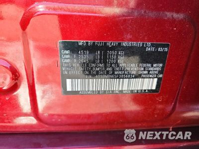 Zdjęcie 12 z 12 samochodu: 2015 SUBARU LEGACY 2.5I LIMITED VIN:4S3BNBN65F3056834 - miniatura