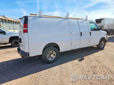 Trzecie zdjęcie samochodu z tyłu: 2013 CHEVROLET EXPRESS 2500 CARGO DELIVERY VAN VIN:1GCWGGCA9D1155889 - miniatura