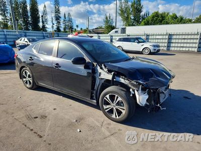 Czwarte zdjęcie samochodu z boku: 2021 NISSAN SENTRA SV VIN:3N1AB8CVXMY304603 - miniatura