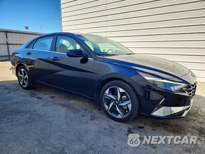 Czwarte zdjęcie samochodu z boku: 2023 HYUNDAI ELANTRA LIMITED VIN:KMHLN4AJ2PU091896 - miniatura