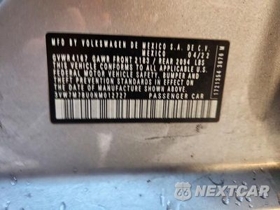 Zdjęcie 13 z 13 samochodu: 2022 VOLKSWAGEN JETTA SE VIN:3VW7M7BU0NM012727 - miniatura