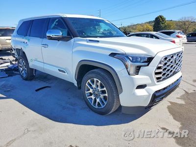 Czwarte zdjęcie samochodu z boku: 2026 TOYOTA SEQUOIA 1794 EDITION VIN:7SVAAABA9TX096225 - miniatura
