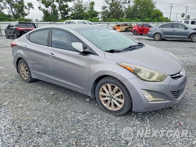 Czwarte zdjęcie samochodu z boku: 2016 HYUNDAI ELANTRA SE VIN:KMHDH4AE9GU476807 - miniatura