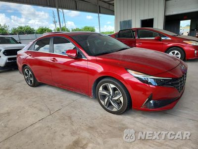 Czwarte zdjęcie samochodu z boku: 2023 HYUNDAI ELANTRA LIMITED VIN:KMHLP4AG4PU402923 - miniatura
