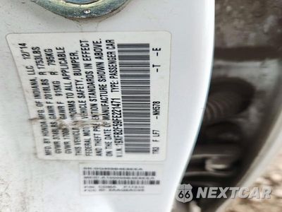 Zdjęcie 12 z 12 samochodu: 2015 HONDA CIVIC LX VIN:19XFB2F59FE221471 - miniatura