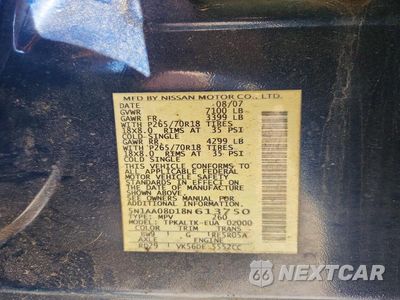 Zdjęcie 14 z 14 samochodu: 2008 NISSAN ARMADA SE VIN:5N1AA08D18N613750 - miniatura